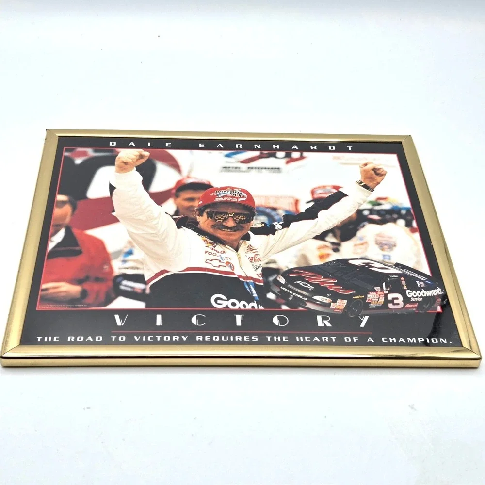 Dale Earnhardt #3 The Intimidator Lot Of Four Framed 8 x 10‎ Pictures NASCAR